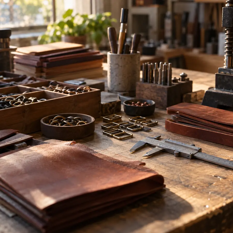 Illustration of manufacturing businesses equipment and workspace